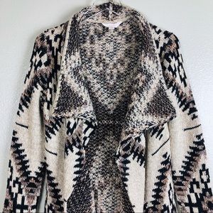 Sun and Shadow Aztec Boho Cardigan B52